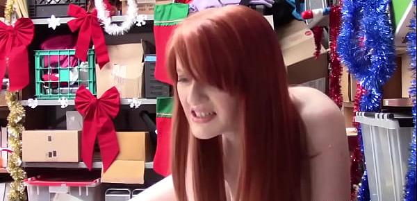 trendsRedhead Teen Shoplifter Fucked Hard By Officer